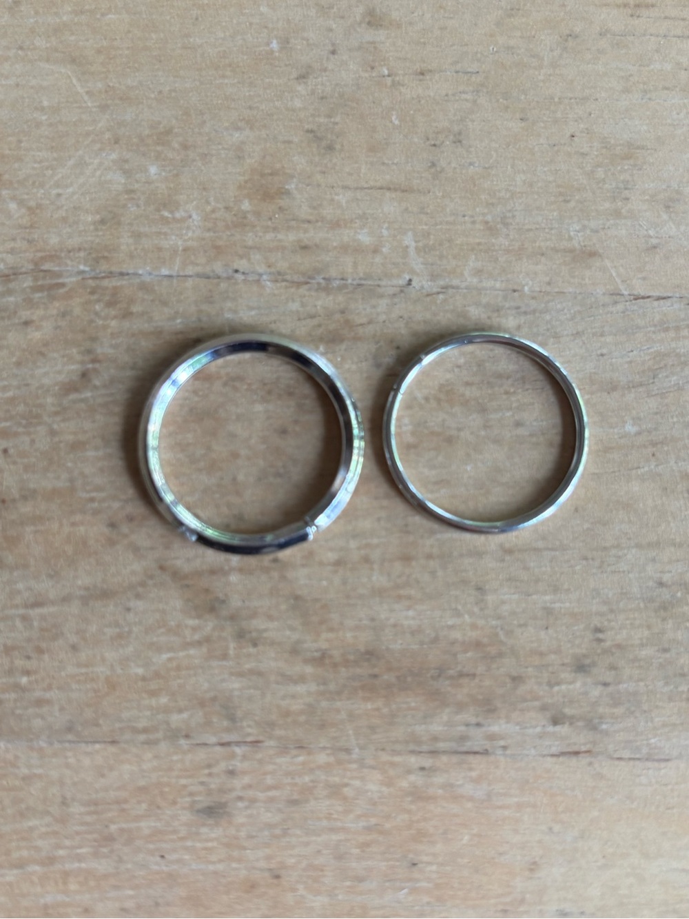 Minimalist Thin Stackable Silver Ring Set